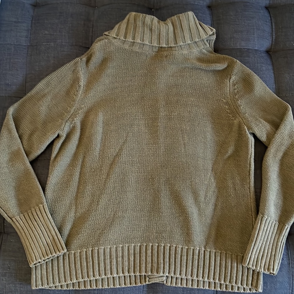 Old Navy Olive Green Button Up Sweater - Picture 3 of 3
